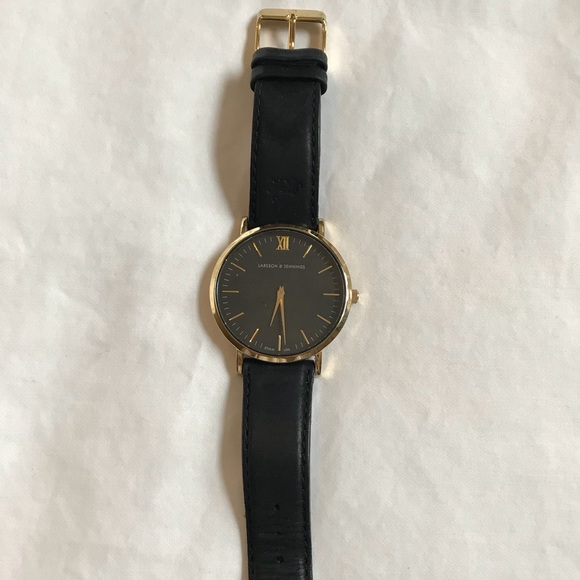 Larson and Jennings black suede watch - Picture 1 of 3